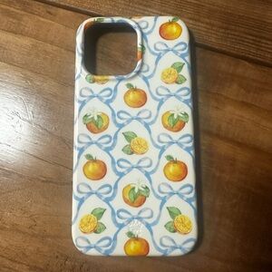 Velvet Caviar Orange Pattern Phone Case